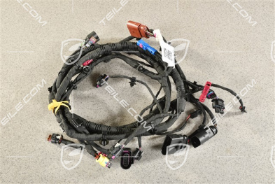 Wiring harness front bumper, pedestrian protection