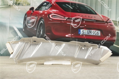 Turbo, Rear bumper Heat protection / heat shield, lower, R