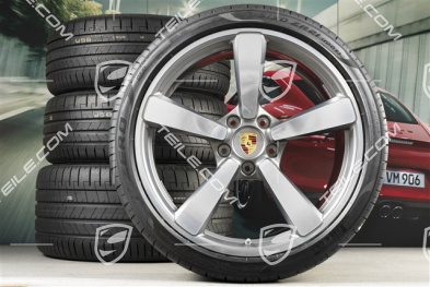 20"+21" Exclusive Design Sommerräder Satz, Felgen 8,5J x 20 ET50 + 11,5J x 21 ET67 + Goodyear Sommerreifen 245/35 R20 + 305/30 R21, mit RDK-Sensoren
