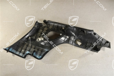 Seitenwandverkleidung, Leder, schwarz/grau, coupe, L