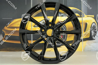 19-inch wheel rim Boxster S, 8J x 19 ET57, black high gloss