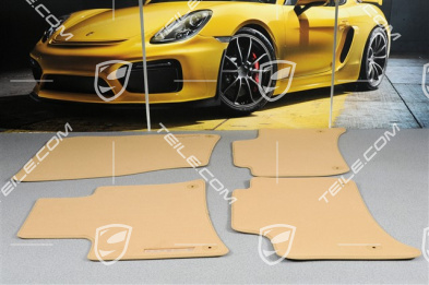 Dywaniki, zestaw, Climatronic free of CFCs, beżowe Luxor Beige