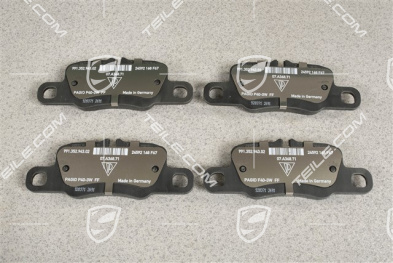 Brake pad set, Panamera, PCCB, L+R