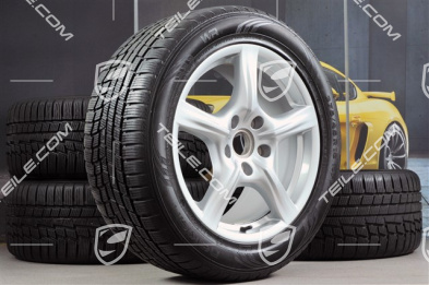 18-inch Panamera winter wheel set, 8J x 18 ET 59 + 9J x 18 ET 53 + NEW Nokian winter tyres 245/50 R18 + 275/45 R18, DOT/prod.year 2013