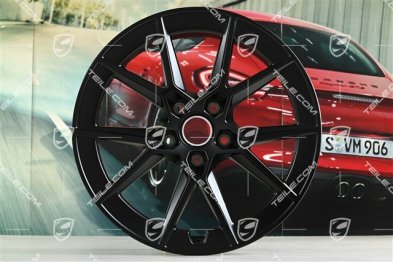 20" Carrera S wheel rim, 8.5J x 20 ET50, black satin matt
