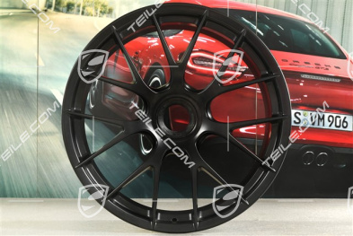 20"+21" GT2RS/GT3RS Magnesium wheel rim set, wheel rims 9,5 J x 20 ET50 + 12,5 J x 21 ET48, black satin mat