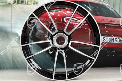 21-inch Turbo S wheel rim, 11,5J x 21 ET67, black high gloss