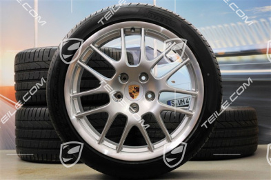 20" RS Spyder Sommerräder Satz, Felgen vorne 9,5J x 20 ET65 + hinten 11J x 20 ET68 + Pirelli PZero Sommerreifen 255/40 ZR20 + 295/35 ZR20, mit RDK Sen