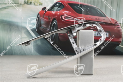 Frame Cover / Console centre, Shifter Trim / panel, Galvano silber