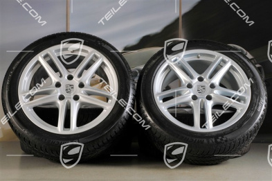 19-inch TURBO winter wheel set, wheels 9J x 19 ET 60 + 10J x 19 ET61 + Michelin winter tyres 255/45 R19+285/40 R19, TPMS sensors