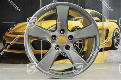 20" komplet felg Sport Classic, 9J x 20 ET51 + 11,5J x 20 ET56, do 991 Turbo MK1 i MK2,  GT srebrny metalik