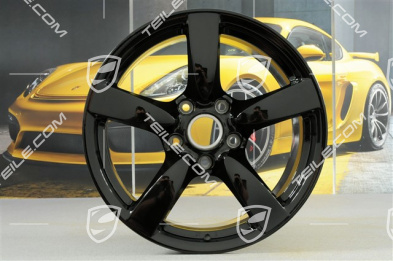 18" Felga Cayman S, 9J x 18 x ET43, czarny wysoki połysk
