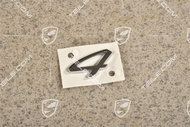 Badge / Emblem "4" Chrome finish Badge / Emblem "4" Chrome finish