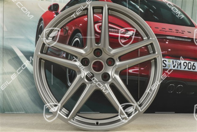 20" Felge "Macan Turbo", 9J x 20 ET26, CMS, platinum seidenmatt