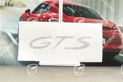 GTS Badge / Emblem, glossy black