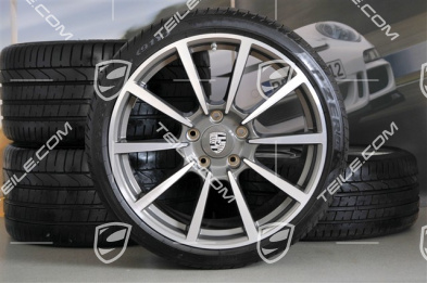 20" Carrera Classic II Sommerräder Satz, 8,5J x 20 ET51 + 11J x 20 ET70, Sommerreifen 245/35 ZR20 + 295/30 ZR20, mit RDK-Sensoren