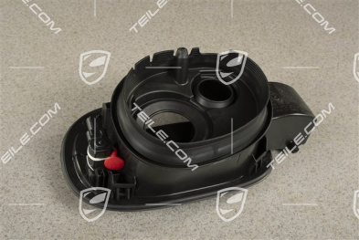 3,0TDI, Tankklappe Tankeinfüllung, Unterlage/ Schale