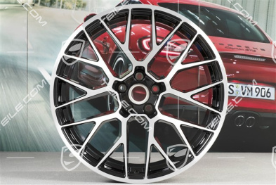 20" Felgensatz RS-Spyder Design, 9J x 20 H2 ET26 + 10J x 20 H2 ET19, schwarz hochglanz