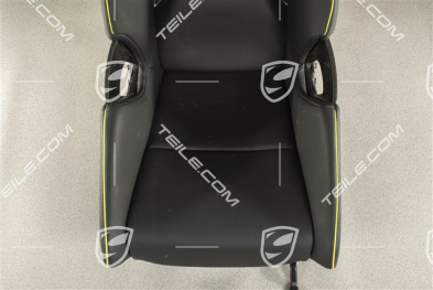 918 Spyder Schalensitz, schwarzes/acid green Leder, R