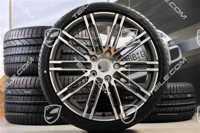 20-inch Turbo III summer wheel set, 8,5J x 20 ET51 + 11J x 20 ET70, tyres 245/35 ZR20 + 295/30 ZR20, without TPM