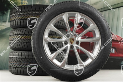 19-inch "Macan Design" winter wheels set, rims 8,5J x 19 ET21 + 9J x 19 ET21 + Dunlop SP Winter Sport 4D winter tyres 235/55 R19 + 255/50 R19, with TPMS