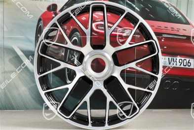 20" Felga Turbo S, centralne mocowanie, 9J x 20 ET51, czarna