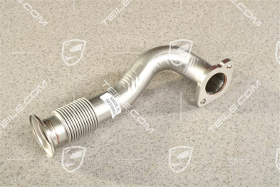 Connecting pipe, turbine with the EGR valve housing