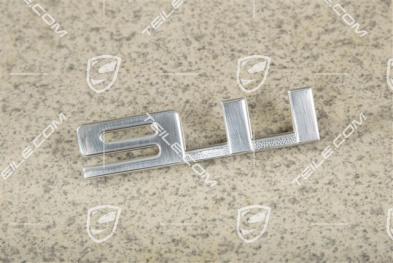 Schriftzug "911", für Handschuhkastendeckel Schriftzug "911", für Handschuhkastendeckel