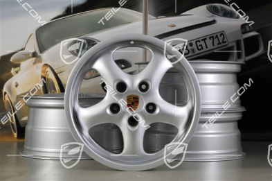 17-inch CUP II wheel set, 7J x 17 ET55 + 9J x 17 ET70