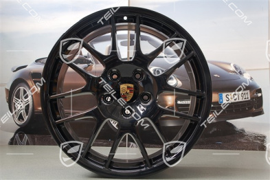 20" Komplet felg RS Spyder, 9,5 J x 20 ET 65 + 11 J x 20 ET 68, czarne