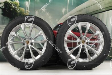 19-inch "Macan Design" winter wheels set, rims 8,5J x 19 ET21 + 9J x 19 ET21 + Dunlop SP Winter Sport 4D winter tyres 235/55 R19 + 255/50 R19, with TPMS
