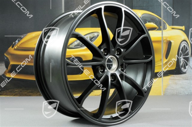 20" komplet felg GT4, 8,5J x 20 ET61 + 11J x 20 ET50, czarny satynowy półmat
