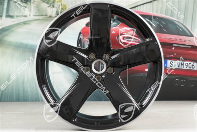 21-inch wheel rim "Sport Classic", 9,5J x 21 ET27, black high gloss