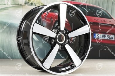 20" Carrera Exclusive Felge, 8,5J x 20 ET53, Schwarz Hochglanz