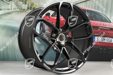 22'' Felga GT Design, 11,5J x 22 ET52, czarny satynowy półmat