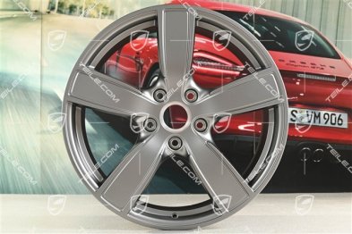 20" Komplet felg Carrera Sport, 8,5J x 20 ET57 + 10,5J x 20 ET51, platynowy satynowy półmat