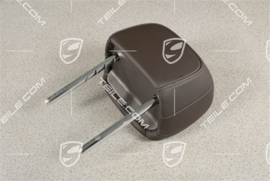 Head rest, rear, Leather, Espresso, L=R