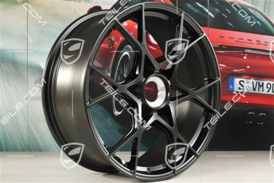 20-inch GT4 RS / Spyder RS wheel rim, 8,5J x 20 ET61, black satin matt