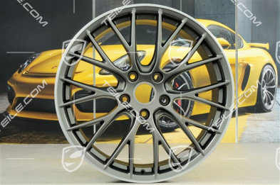 20" Komplet felg RS SPYDER Design, 8,5J x 20 ET49 + 11,5J x 20 ET56, platyna satynowy mat