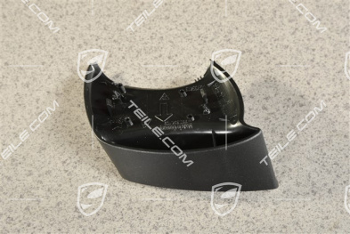 Aussenspiegel, Spiegelgehäuse Blende unten, Schwarz, L