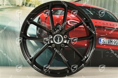 22" felgi GT, komplet, 10,5J x 22 ET49 + 11,5J x 22 ET52, czarny satynowy półmat