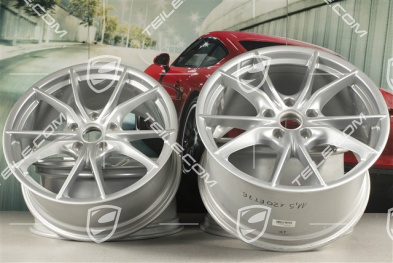 20-inch Carrera S (IV) wheel rim set, rims 8,5 J x 20 ET49 + 11,5 J x 20 ET76, for summer tyres