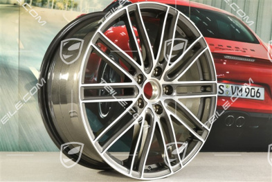 21-inch wheel rim Turbo IV, 9,5J x 21 ET71, Titanium