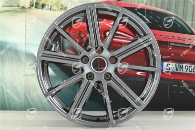 20-inch wheel rim Panamera Turbo, 9,5J x 20 ET71, Adamantium