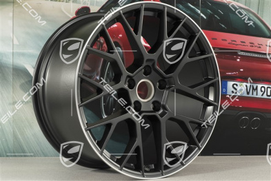 21-inch RS Spyder wheel rim, 11,5J x 21 ET67, black satin matt