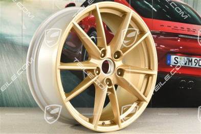 20-inch wheel rim Carrera S, 8,5J x 20 ET53, aurum satin matt