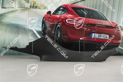 Hardtop Verkleidung, Kunstleder, Schwarz, R