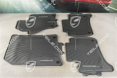 Fussmatte Gummi Satz, Klimaanlage/Klimatronic, schwarz, RL