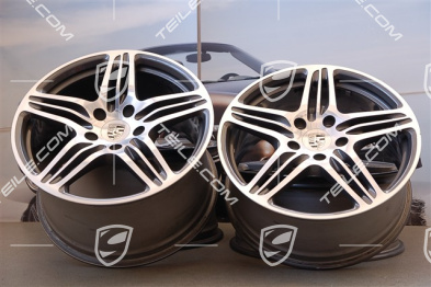 19" Komplet felg Turbo, 11J x 19 ET51 + 8,5J x 19 ET56