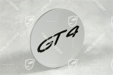 Hub cap, GT4, Brilliant silver